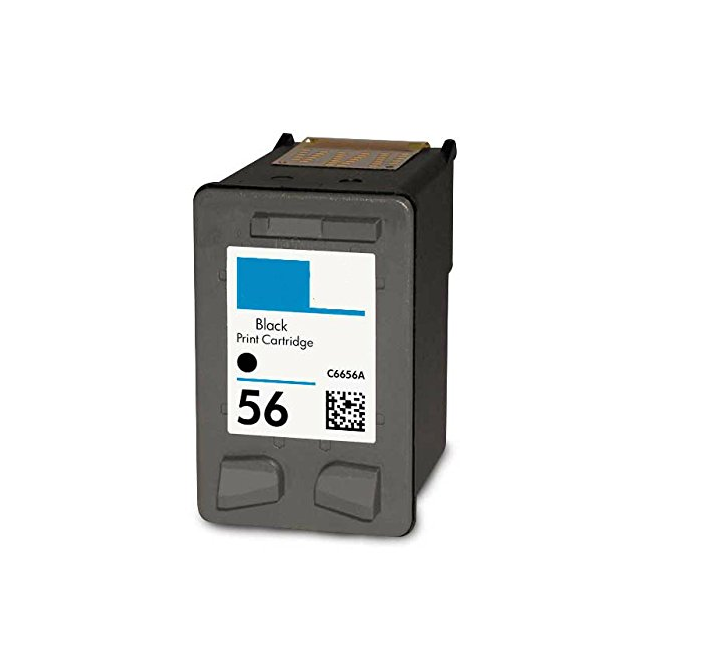 2-Pack Remanufactured HP 56 Black Ink Cartridges - Compatible With Photosmart 7660, 7755, 7760, 7960