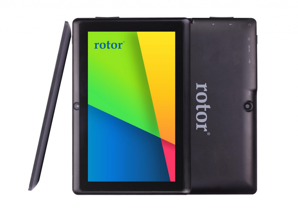 Rotor 7″ Quad Core 8GB 1024×600 Android 4.4.2 KitKat Tablet PC